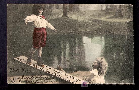 Postales: POSTAL NI&Ntilde;OS JUGANDO - Foto 1