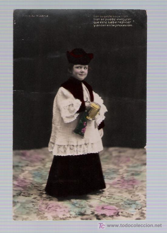 Postales: Postal Espa&ntilde;ola. Fechada en Madrid en 1909. - Foto 1