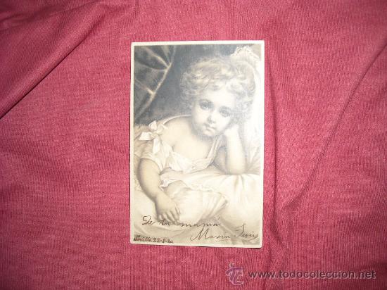 Postales: POSTAL ORIGINAL 1902 DEDICADA CON SELLO - Foto 1
