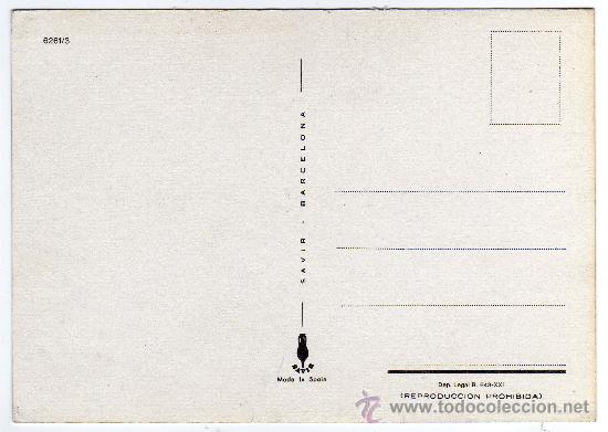 Postales: TARJETA POSTAL - COLECCI&Oacute;N SAVIR, 6261/3. - Foto 2