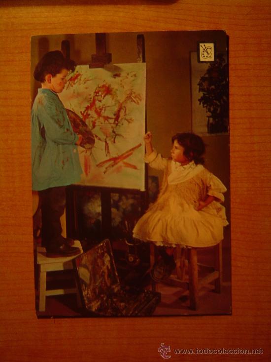 Postales: POSTAL PROFESIONES PINTOR DE CUADROS  SIN CIRCULAR - Foto 1