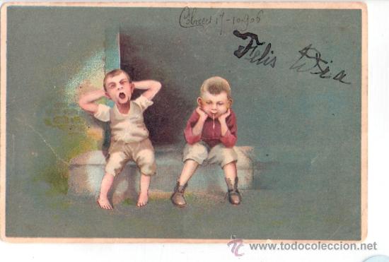 Postales: TARJETA POSTAL ANTIGUA INFANTIL. - Foto 1