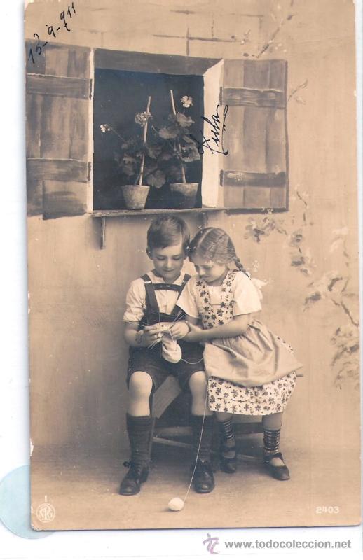 Postales: TARJETA POSTAL ANTIGUA INFANTIL. - Foto 1