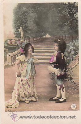 Postales: ni&ntilde;os (del a&ntilde;o 1910) - Foto 1
