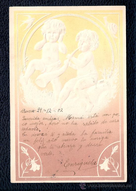 Postales: POSTAL NI&Ntilde;OS EN RELIEVE - Foto 1