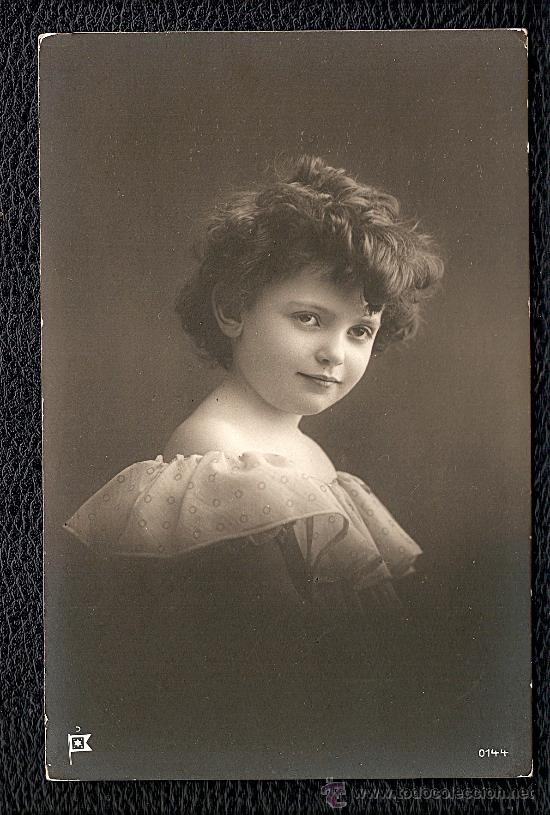 Postales: NI&Ntilde;A - POSTAL EN BLANCO Y NEGRO - Foto 1