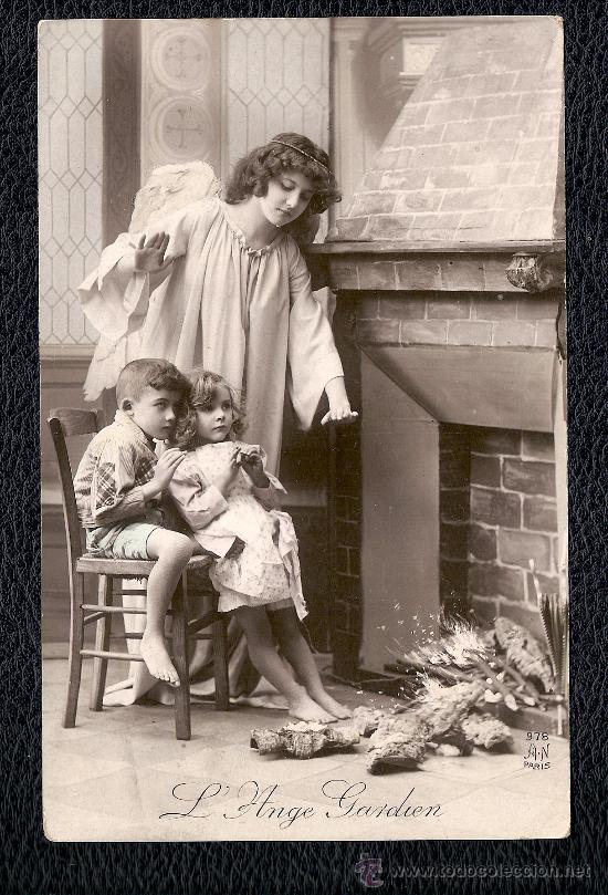 Postales: POSTAL ANGEL DE LA GUARDIA - Foto 1