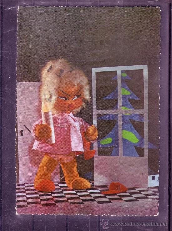 Postales: POSTAL DE NI&Ntilde;A DIABOLICA - Foto 1