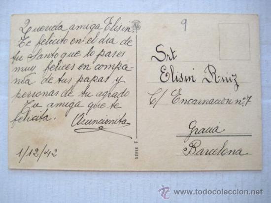 Postales: POSTAL 1942  CIRCULADA  .  ENVIO GRATIS&iexcl;&iexcl;&iexcl; - Foto 2