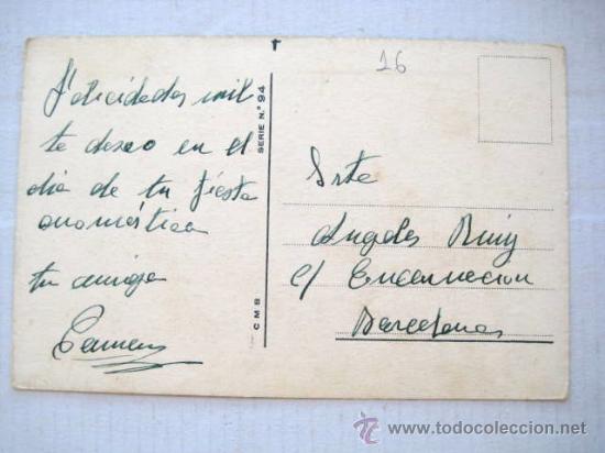 Postales: POSTAL A&Ntilde;OS 40. CIRCULADA.  ENVIO GRATIS&iexcl;&iexcl;&iexcl; - Foto 2