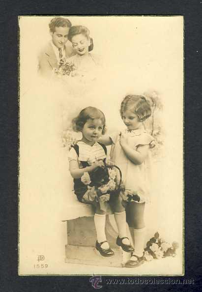 Postales: Postal de ni&ntilde;os (PD num.1559) - Foto 1