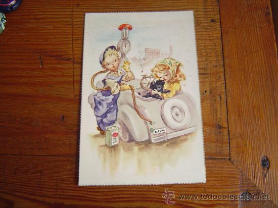Postales: Postal dibujada ni&ntilde;os.. - Foto 1