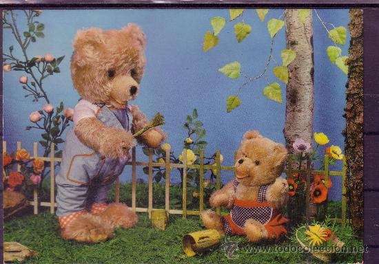 Postales: POSTAL CON DOS OSITOS DE PELUCHE - Foto 1