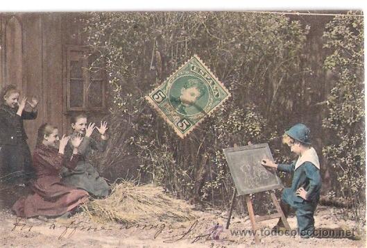 Postales: TARJETA POSTAL INFANTIL. - Foto 1