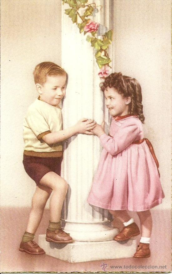 Postales: POSTAL INFANTIL A&Ntilde;OS 50 - Foto 1