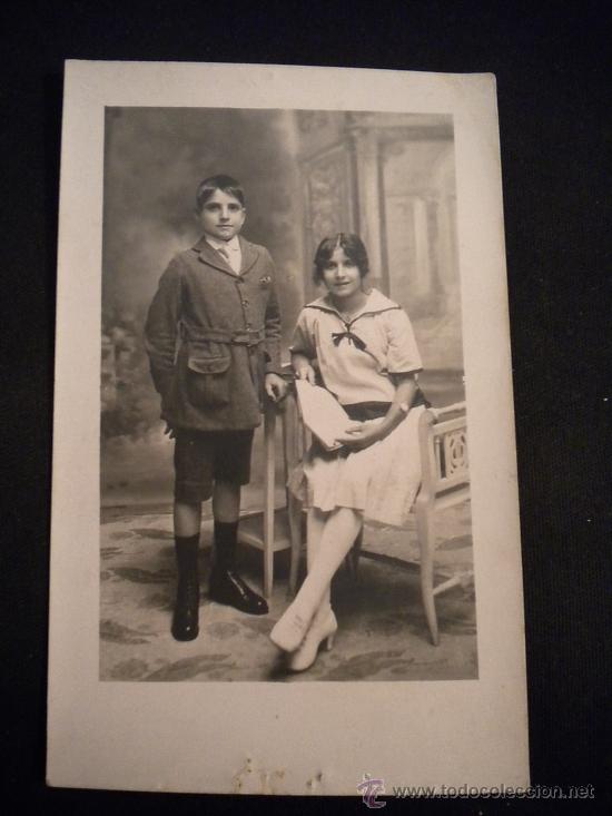 Postales: Postal ni&ntilde;os,hermanos. - Foto 1