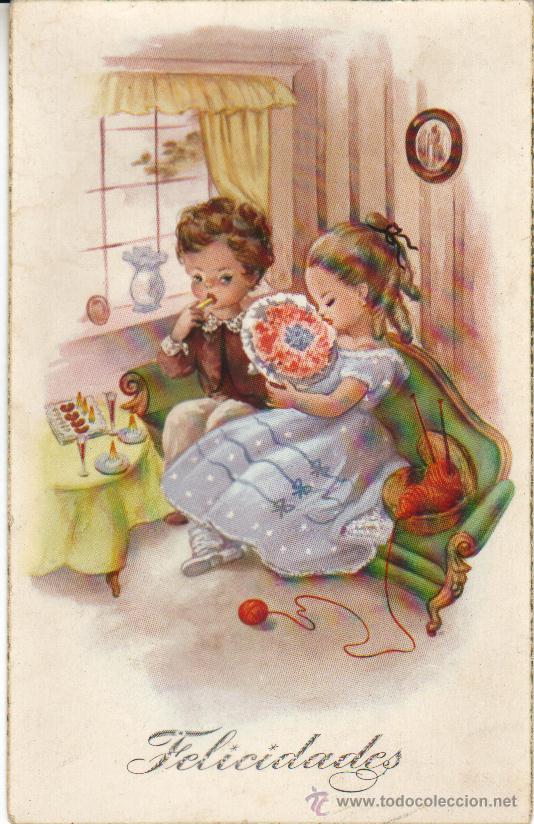 Postales: POSTAL CON NI&Ntilde;OS - Foto 1