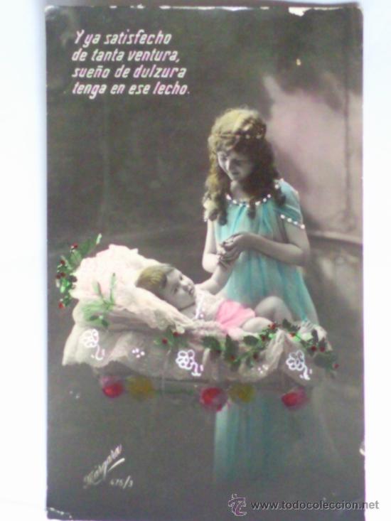 Postales: TARJETA POSTAL NI&Ntilde;OS ,- A&Ntilde;O 1925 ,- CONSUEGRA - Foto 1