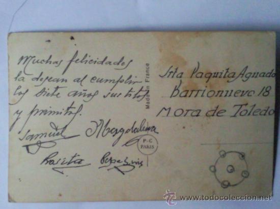 Postales: TARJETA POSTAL NI&Ntilde;OS ,- MORA DE TOLEDO - Foto 2