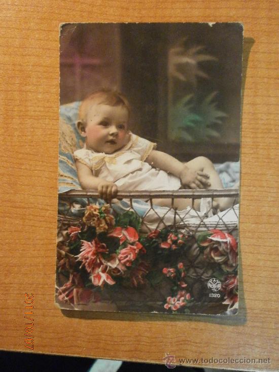 Postales: ANTIGUA POSTAL NI&Ntilde;A ESCRITA - Foto 1