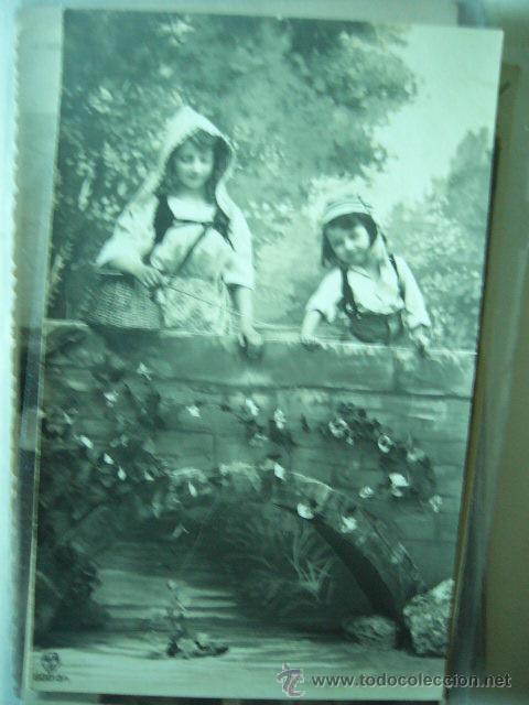 Postales: POSTAL DE NI&Ntilde;OS.  AMB. - Foto 1
