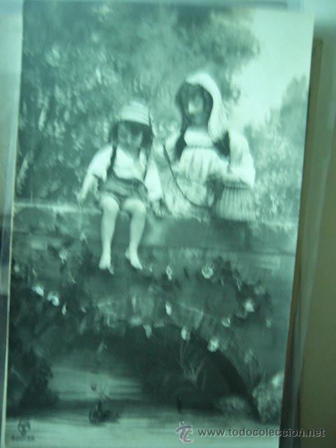 Postales: POSTAL DE NI&Ntilde;OS.  AMB. - Foto 1