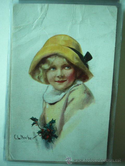Postales: POSTAL ILUSTRADA DE NI&Ntilde;A.   INGLATERRA.  CIRCULADA. - Foto 1