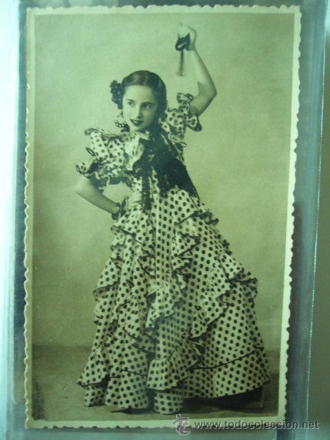 Postales: FOTO TIPO POSTAL DE NI&Ntilde;A.    8 X 13 CM - Foto 1