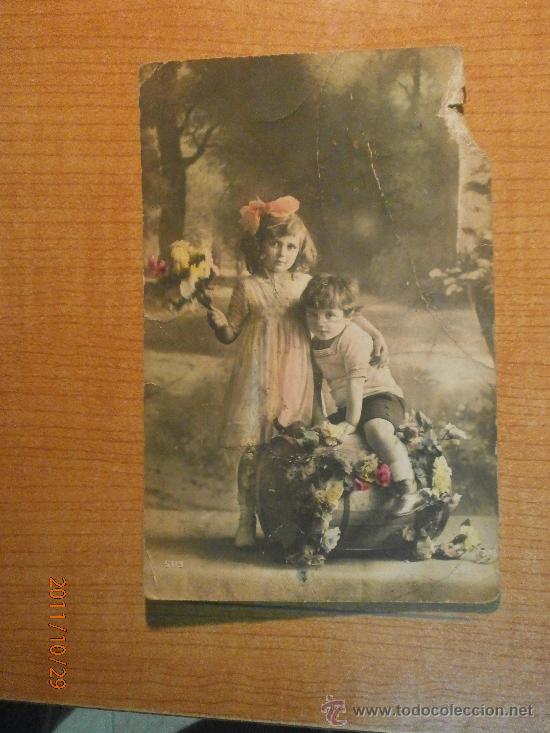 Postales: ANTIGUA POSTAL NI&Ntilde;OS. SIN CIRCULAR - Foto 1