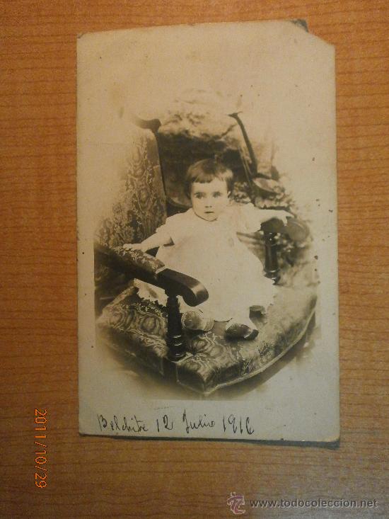 Postales: ANTIGUA POSTAL NI&Ntilde;A.   ESCRITA - Foto 1