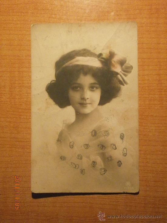 Postales: ANTIGUA POSTAL NI&Ntilde;A ESCRITA - Foto 1