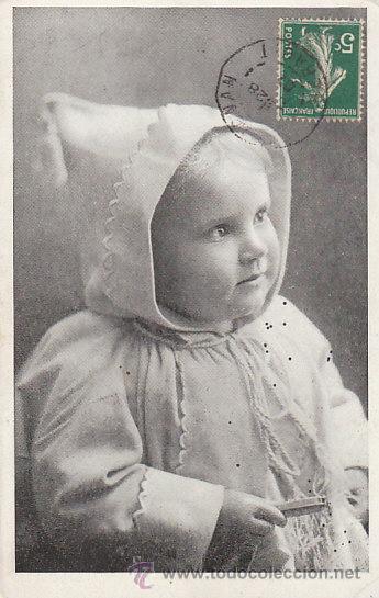 Postales: ni&ntilde;o, circulada en 1907 - Foto 1