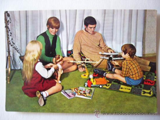 Postales: POSTAL DE NI&Ntilde;OS CON JUGUETES.  ESCRITA. - Foto 1