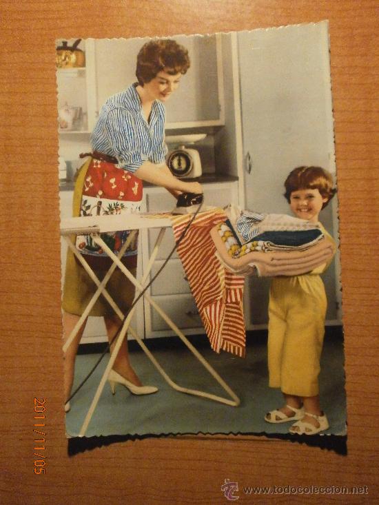 Postales: ANTIGUA POSTAL MADRE CON NI&Ntilde;A CIRCULADA - Foto 1