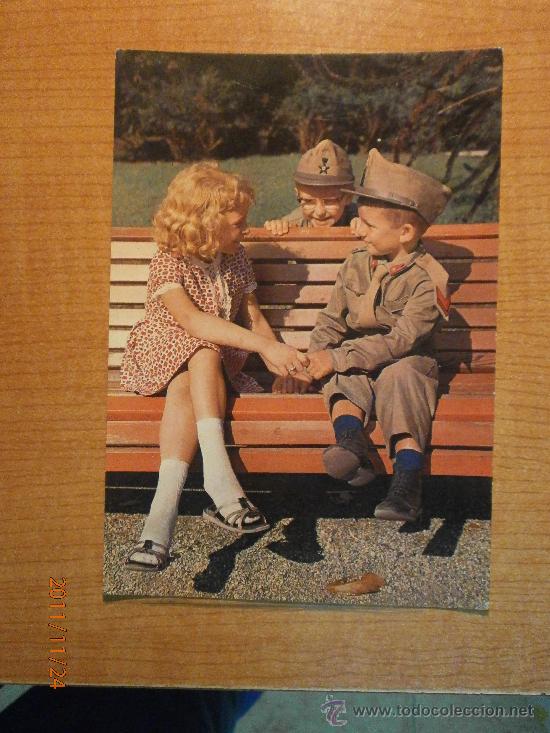 Postales: ANTIGUA POSTAL NI&Ntilde;OS  ESCRITA - Foto 1