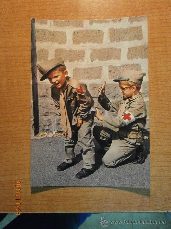 Postales: ANTIGUA POSTAL NI&Ntilde;OS  ESCRITA - Foto 1
