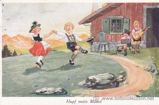 Postales: Postal ni&ntilde;os , baile, 2 - Foto 1