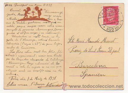 Postales: POSTAL ILUSTRADA. NI&Ntilde;OS. TEXTO EN ALEM&Aacute;N. - Foto 2
