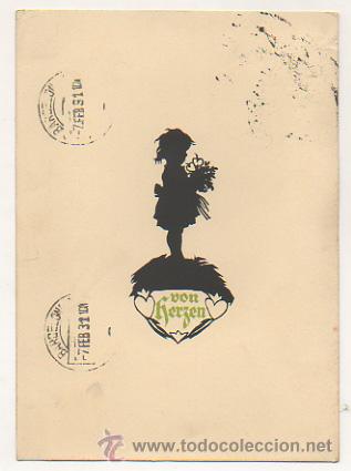 Postales: POSTAL ILUSTRADA. NI&Ntilde;OS. TEXTO EN ALEM&Aacute;N. - Foto 1
