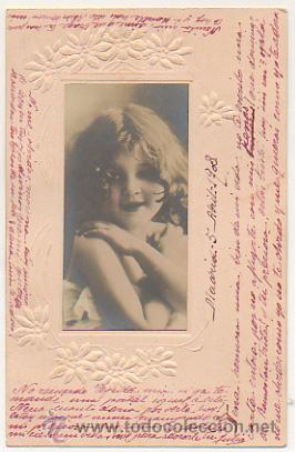 Postales: POSTAL CON RETRATO DE NI&Ntilde;A. - Foto 1