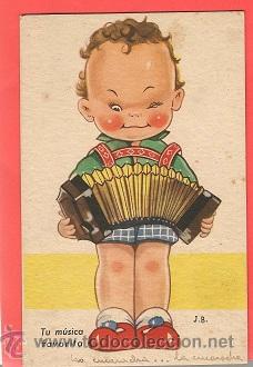 Postales: POSTAL NI&Ntilde;OS escrita 14x 9 cm. - Foto 1