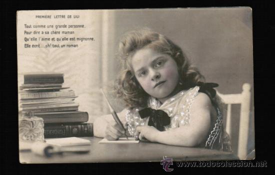 Postales: BONITA POSTAL DE NI&Ntilde;A - Foto 1