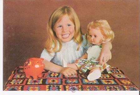 Postales: POSTAL DE NI&Ntilde;A CON JUGUETES - Foto 1