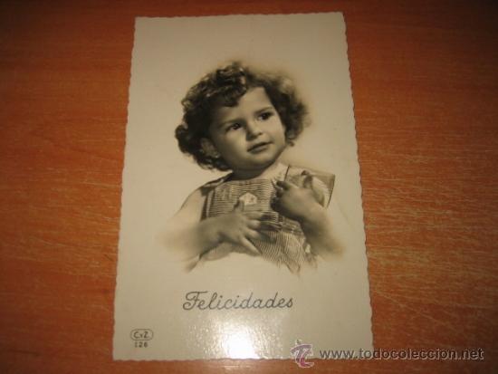 Postales: NI&Ntilde;A     FELICIDADES - Foto 1