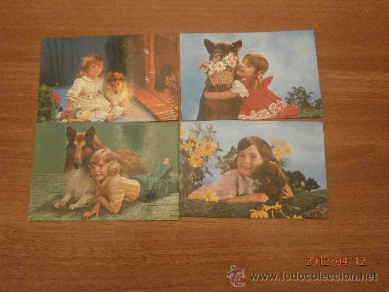 Postales: 4 POSTALES NI&Ntilde;AS DIFERENTES SIN CIRCULAR - Foto 1