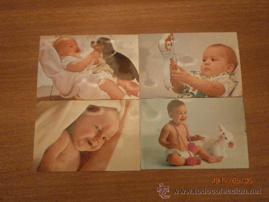 Postales: 4 POSTALES  NI&Ntilde;O SIN CIRCULAR - Foto 1