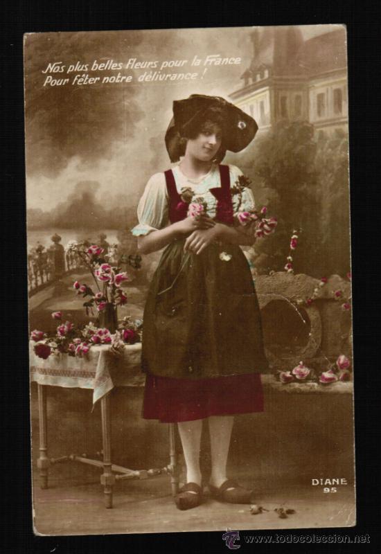 Postales: POSTAL MUJER DE EPOCA - Foto 1