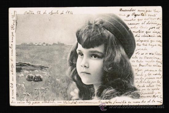 Postales: BONITA POSTAL DE NI&Ntilde;A - Foto 1