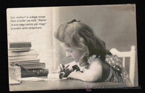 Postales: BONITA POSTAL DE NI&Ntilde;A - Foto 1