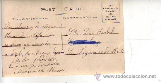 Postales: postal  escrita - Foto 2